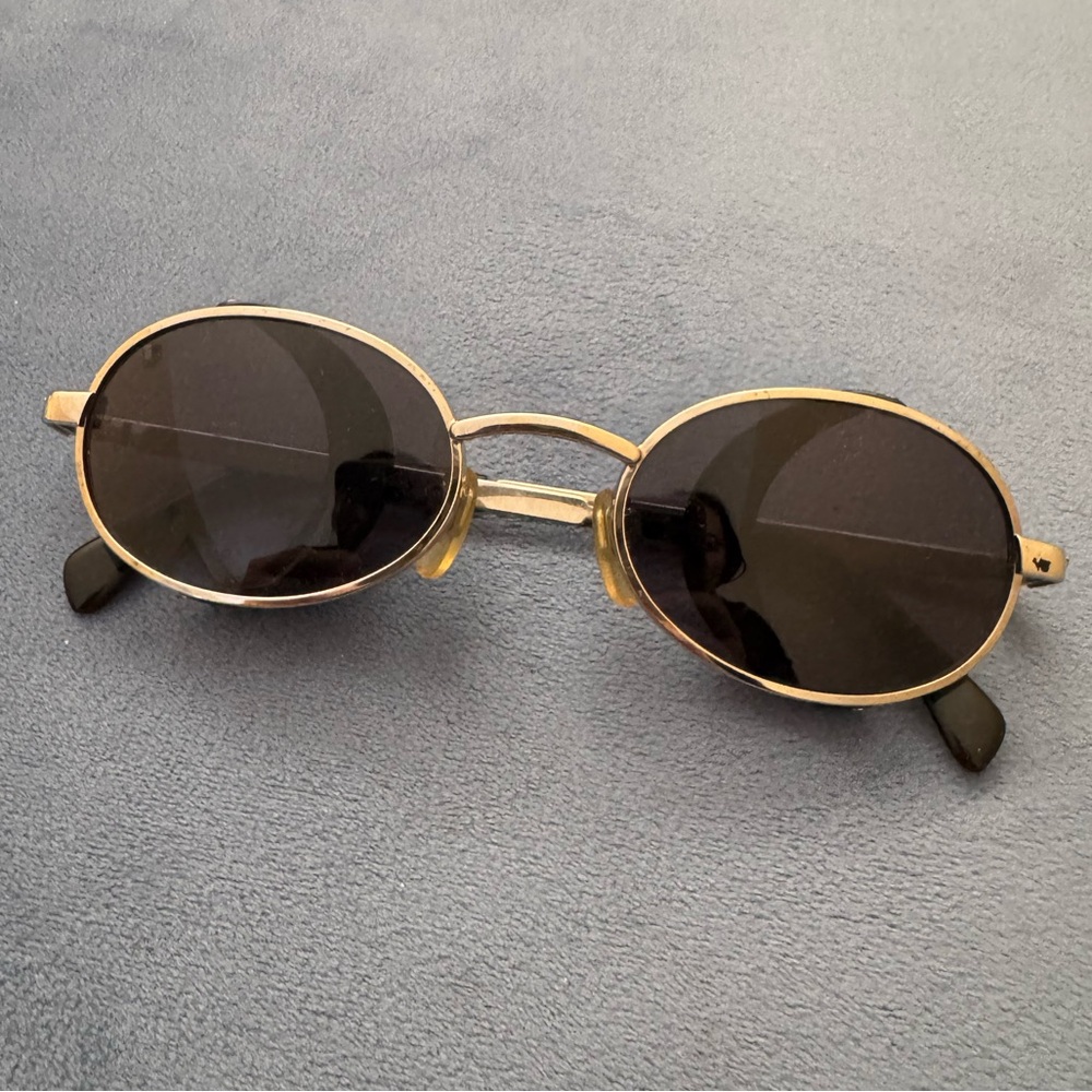 Giorgio Armani Vintage Oval Metal Sunglasses - Picture 2 of 7